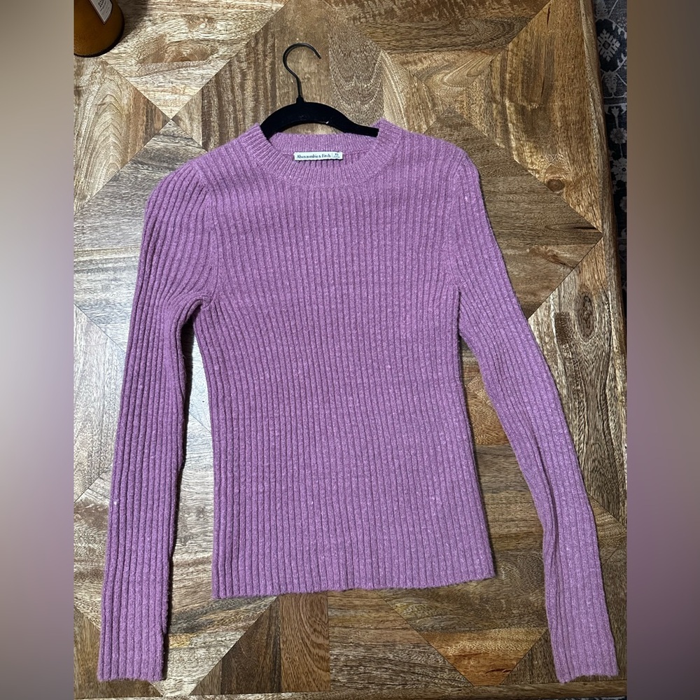 Abercrombie & Fitch Mauve Knit Top